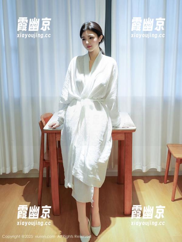 Xiuren秀人网-糯美子 Xiuren秀人网 - 糯美子,轻薄白色服饰,怎能让人不为之驻足?难道这照片是相机和光线的魔法?精选图片!